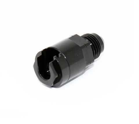 Torque Solution Locking Quick Disconnect Adapter Fitting - 3/8in SAE to -6AN Male Flare