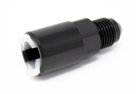 Torque Solution Push-On Quick Disconnect Adapter Fitting - 5/16in SAE to -6AN Male Flare
