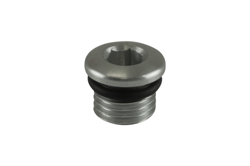 Turbosmart Fitting -4 AN ORB Blank - Silver TS-OB-04-CL