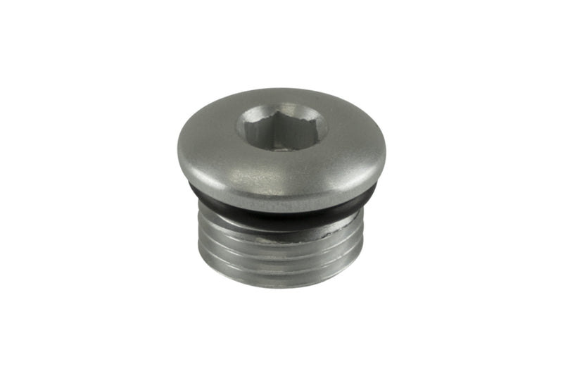 Turbosmart Fitting -6 AN ORB Blank - Silver TS-OB-06-CL