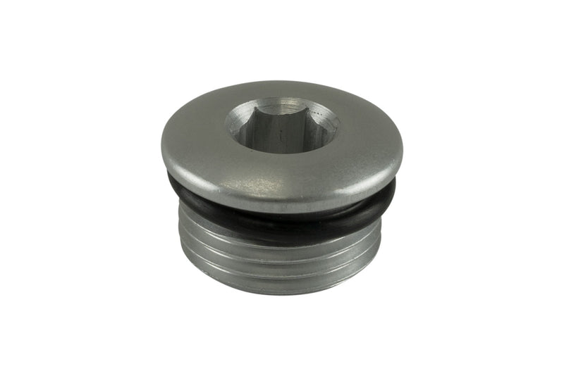 Turbosmart Fitting -8 AN ORB Blank - Silver TS-OB-08-CL