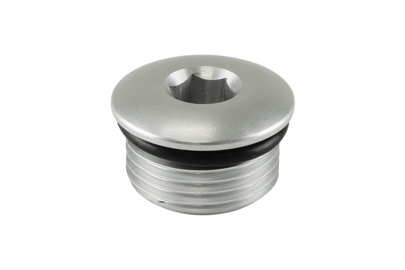 Turbosmart Fitting -12 AN ORB Blank - Silver TS-OB-12-CL