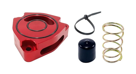 Torque Solution Blow Off BOV Sound Plate (Veloster 2011+ Turbo) Red — fits Hyundai Veloster