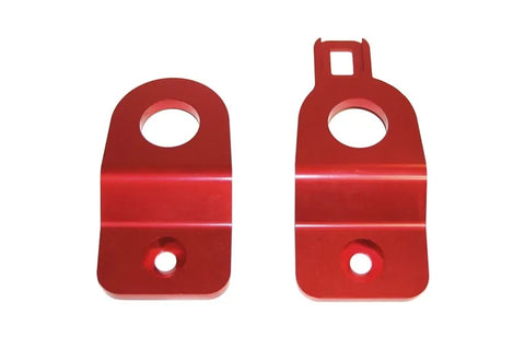 Torque Solution Radiator Stay Bracket (WRX/STi 01-07) Red — fits Subaru Impreza