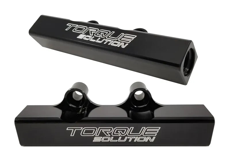 Torque Solution Top Feed Fuel Rails (WRX 01-14/STi 2002+) Black