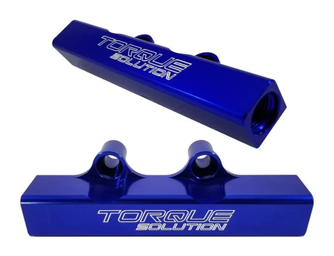 Torque Solution Top Feed Fuel Rails (WRX 01-14/STi 2002+) Blue