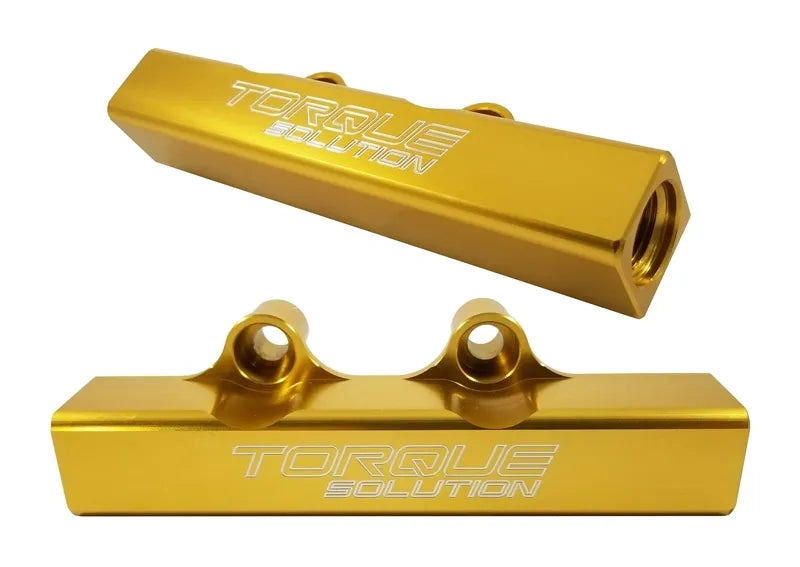 Torque Solution Top Feed Fuel Rails (WRX 01-14/STi 2002+) Gold