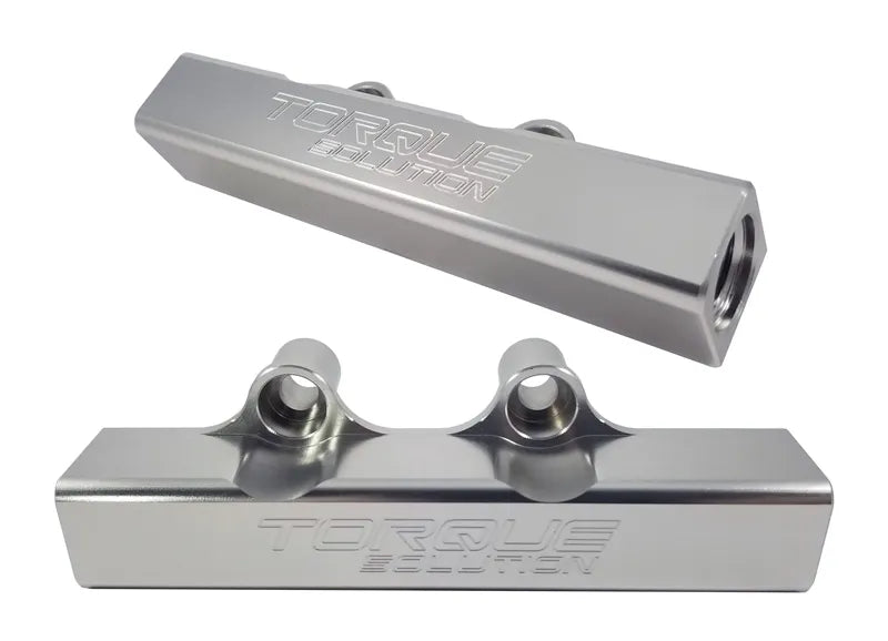 Torque Solution Top Feed Fuel Rails (WRX 01-14/STi 2002+) Silver