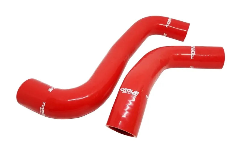 Torque Solution Silicone Radiator Hose Kit (WRX 08-14/STi 2008+/Forester XT 09-13) Red — fits Subaru Forester
