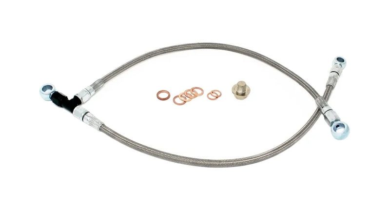 Torque Solution Turbo Oil Feed Line Kit (Subaru EJ Engines - Stock Location) — fits Subaru Liberty Sedan GT