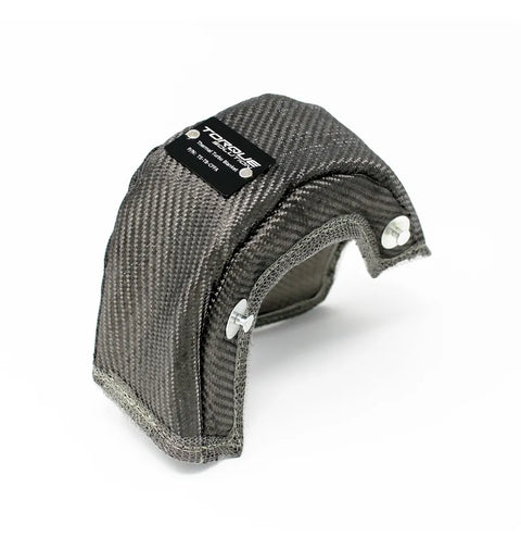 Torque Solution Thermal Turbo Blanket - Carbon Fiber (WRX 2015+ Stock Frame) — fits Subaru WRX