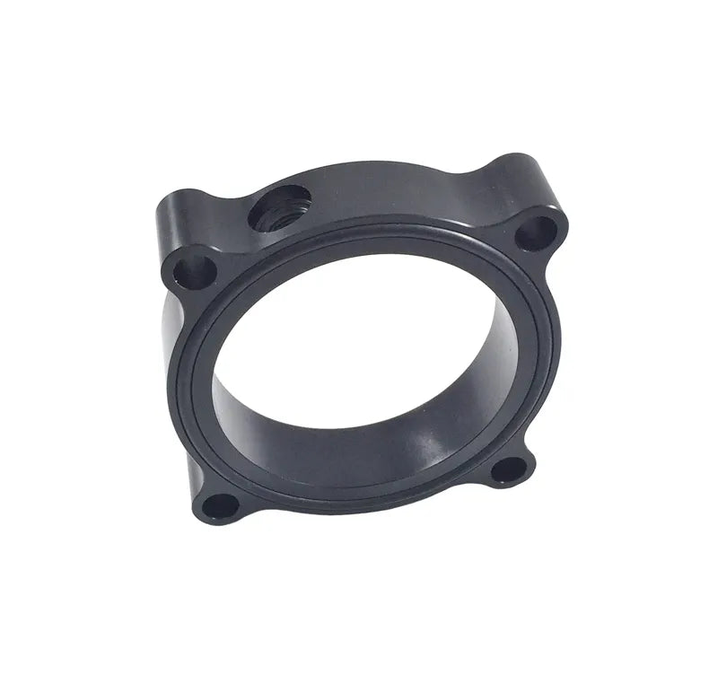 Torque Solution Throttle Body Spacer (Audi/Volkswagen) Black — fits Volkswagen Golf Gti