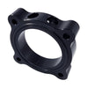 Torque Solution Throttle Body Spacer (Mustang Ecoboost 2015) Black