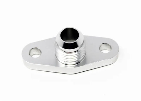 Torque Solution Billet Oil Drain Flange w/ Integrated -10 Flare for T3/T4 & PTE Turbos