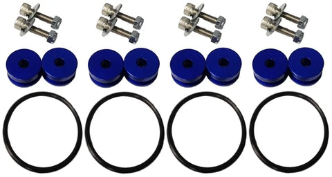 Torque Solution Billet Bumper Quick Release Kit - Blue