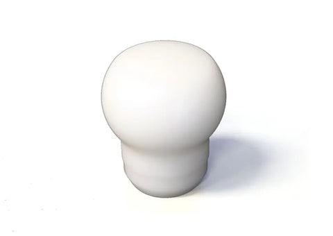 Torque Solution Fat Head Delrin Shift Knob - 12x1.25 White(WRX 2015+/STi 2002+/BRZ 2012+) — fits Subaru Impreza