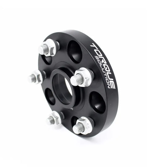 Torque Solution Forged Aluminium Wheel Spacer 56mm Hub 5x114.3 - 25mm — fits Subaru Tribeca