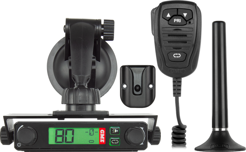 GME 5 Watt Super Compact UHF CB Radio - Plug 'n' Play Kit