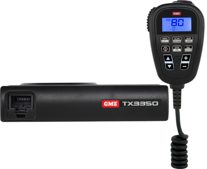 GME 5 Watt Super Compact UHF CB Radio - LCD Speaker Mic