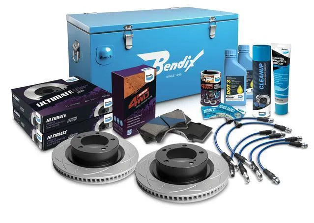 Bendix Ultimate 4x4 Brake Upgrade Kit Front (Landcruiser 07-22) — fits Toyota Landcruiser 200 Series Mkii