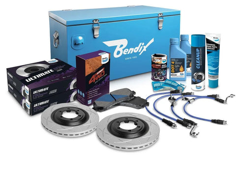 Bendix Ultimate 4x4 Front Brake Upgrade Kit (FJ Cruiser 10-18)