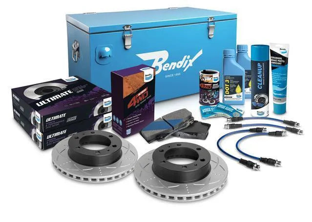 Bendix Ultimate 4x4 Brake Upgrade Kit Front (Hilux 05-15) — fits Toyota Hilux An10 An20 An30 Series
