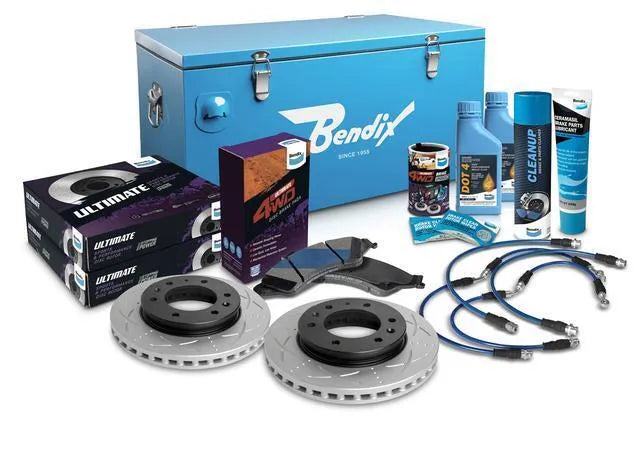 Bendix Ultimate 4x4 Brake Upgrade Kit Front Suits 4" (Ranger 11-18) — fits Toyota Hilux An10 An20 An30 Series