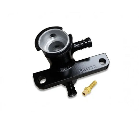 Killer B Upper Turbo Coolant Reservoir - AN Fittings (WRX 01-07/STi 02-14) — fits Subaru STI