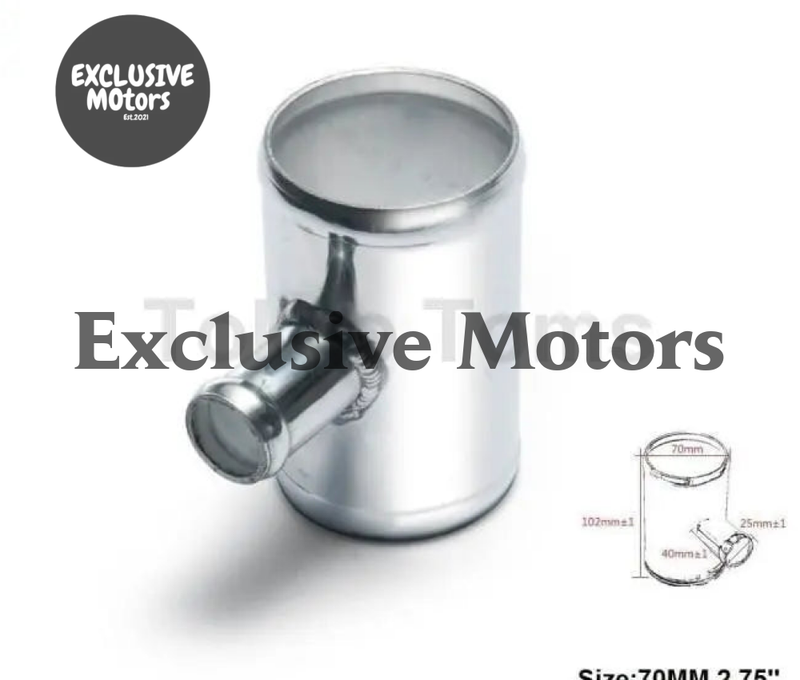BMW E30 3-Series Universal Bov T-Pipe 70Mm 2.75" Outlet 25Mm Blow Off Valve T Joint Adaptor