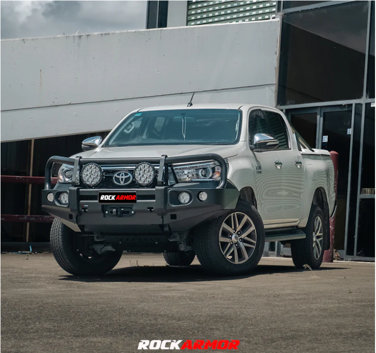 Rockarmor Elite Steel Bullbar To Suit Toyota Hilux N80 2015-2020 (Full Bar Replacement)
