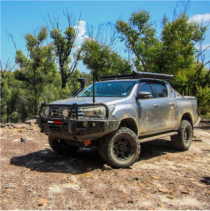 Rockarmor Elite Steel Bullbar To Suit Toyota Hilux N80 2015-2020 (Full Bar Replacement)