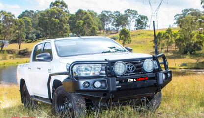 Rockarmor Elite Steel Bullbar To Suit Toyota Hilux N80 2015-2020 (Full Bar Replacement)