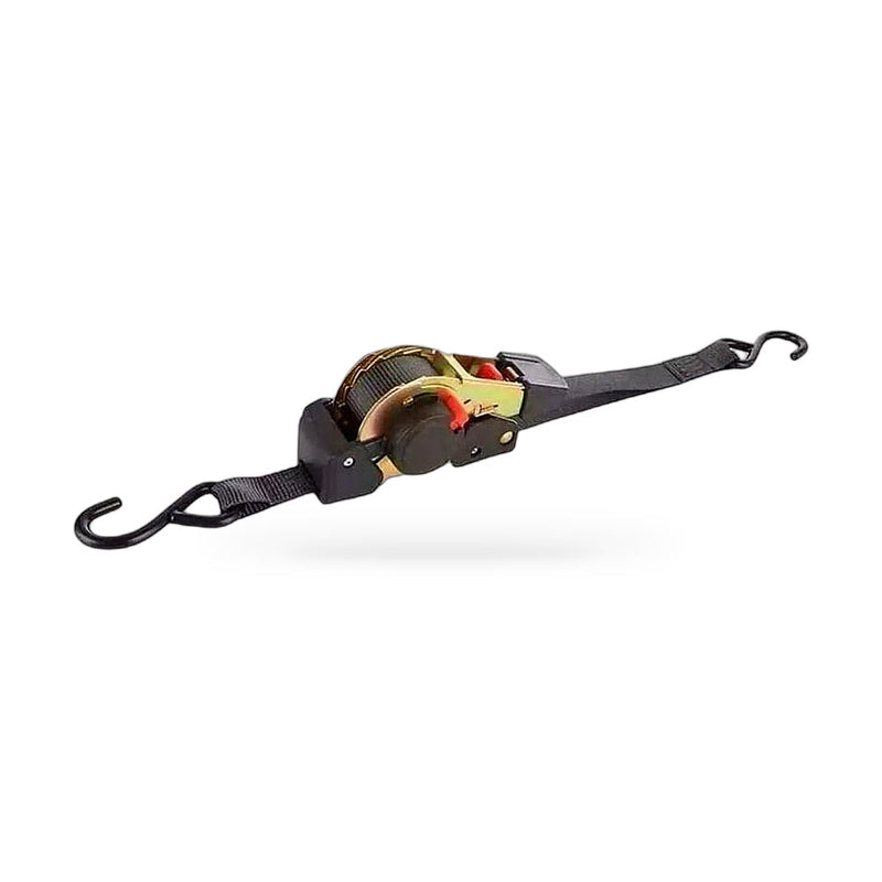Quick Release Automatic Heavy Duty Retractable Ratchet Tie Down Strap black 50mm*4.5m — image 1