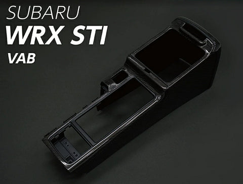 Andro Motorsports Carbon Fiber Center Console (WRX/STI 16+) — fits Subaru STI