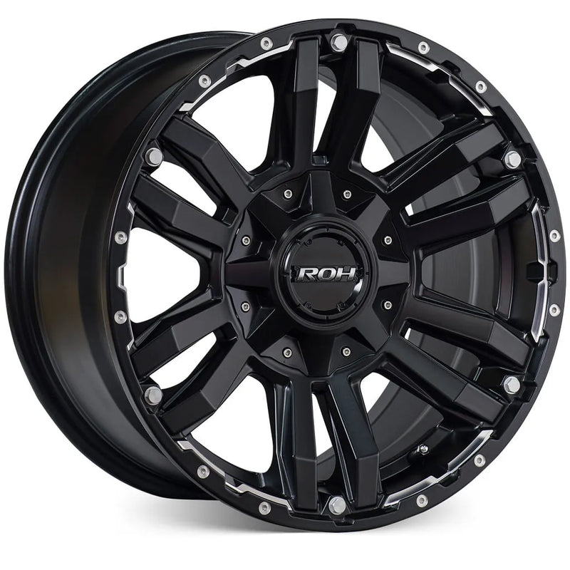 ROH Wheels Vapour Matt Black Wheels