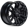 ROH Wheels Vapour Matt Black Wheels -17x9 Offset +12 PCD 6x139.7