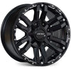 ROH Wheels Vapour Matt Black Wheels -17x9 Offset +12 PCD 6x139.7