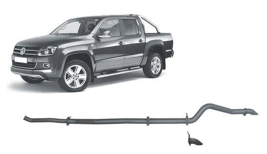 RedBack Exhausts RXD DPF Back Exhaust System (Amarok 2.0L 11+) — fits Volkswagen Amarok