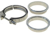 Raceworks 3.0" Stainless Quick Release V-Band Clamp & Flanges Kit (image 3)