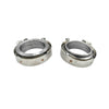 2 x 2.25" Inch V-Band Clamps 304 Stainless Steel Flange Exhaust Pipe — image 3