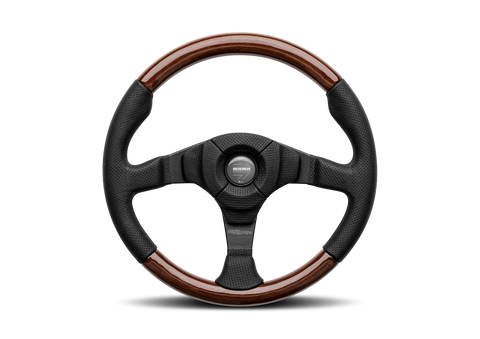 Momo Steering Wheel Dark Fighter Wood 350mm