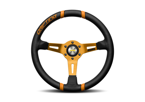 Momo Steering Wheel Drifting BLK/Orange 350mm