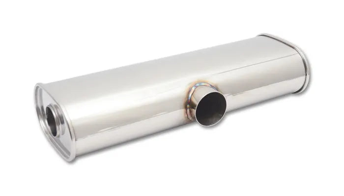 Vibrant Performance Transverse Oval Universal Muffler 3.50" Single I.D. x 3.00" Dual I.D.