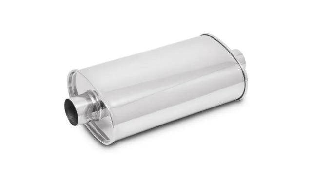 Vibrant Performance Oval Muffler 2" Inlet/Outlet Center-Center
