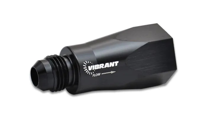 Vibrant Performance Ball Style Inline One Way Check Valve Male