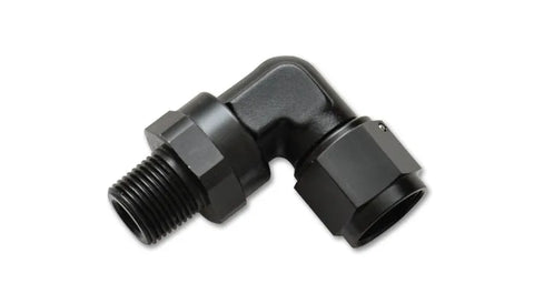 Vibrant Performance -8AN To 1/4in NPT Swivel 90 Degree Adapter Fitting