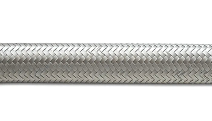 Vibrant Performance 20ft Roll Of Stainless Steel Braided Flex Hose