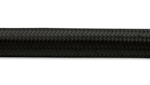 Vibrant Performance 2ft Roll Of Black Nylon Braided Flex Hose