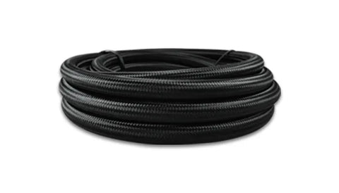 Vibrant Performance -8 AN Black Nylon Braided Flex Hose