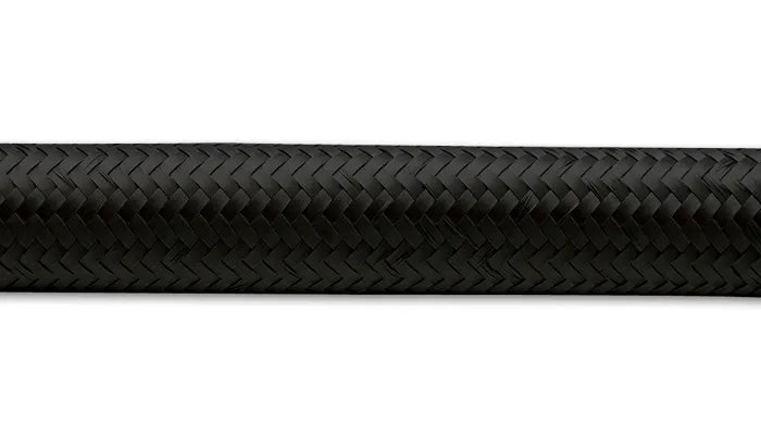 Vibrant Performance 50ft Roll Of Black Nylon Braided Flex Hose